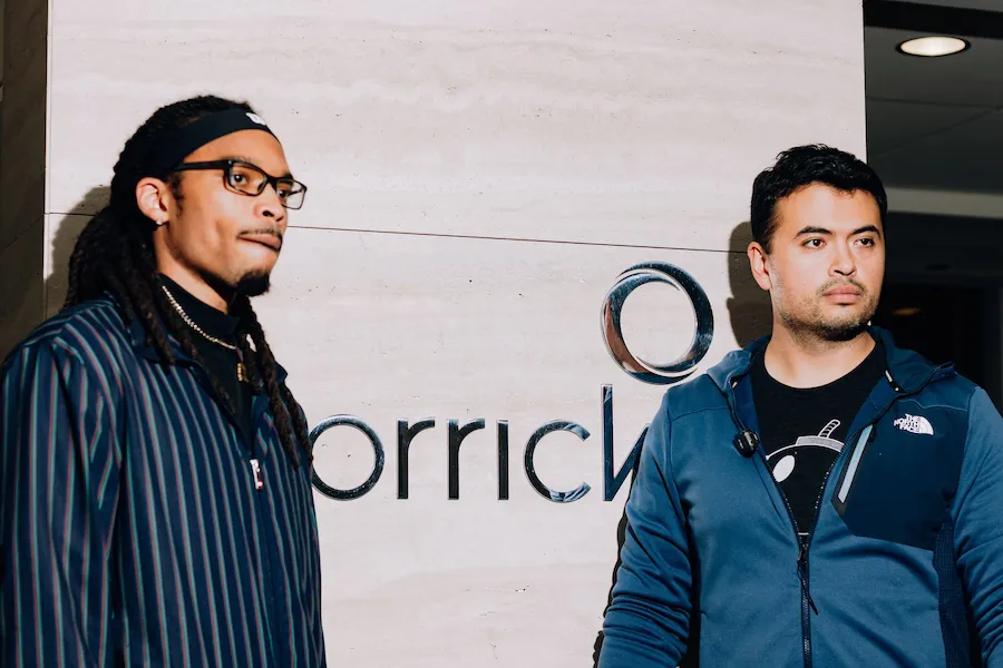 Osiris posing with [name].